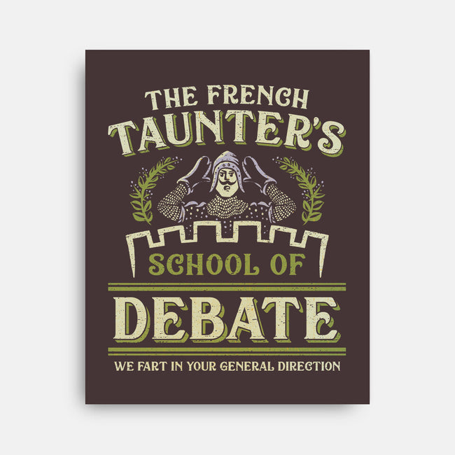 Taunter's Debate School-None-Stretched-Canvas-kg07