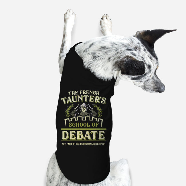 Taunter's Debate School-Dog-Basic-Pet Tank-kg07