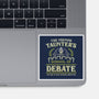 Taunter's Debate School-None-Glossy-Sticker-kg07