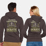 Taunter's Debate School-Unisex-Zip-Up-Sweatshirt-kg07