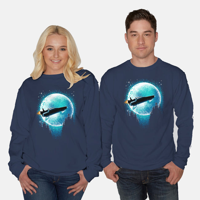 DL The Time Machine-Unisex-Crew Neck-Sweatshirt-Tronyx79