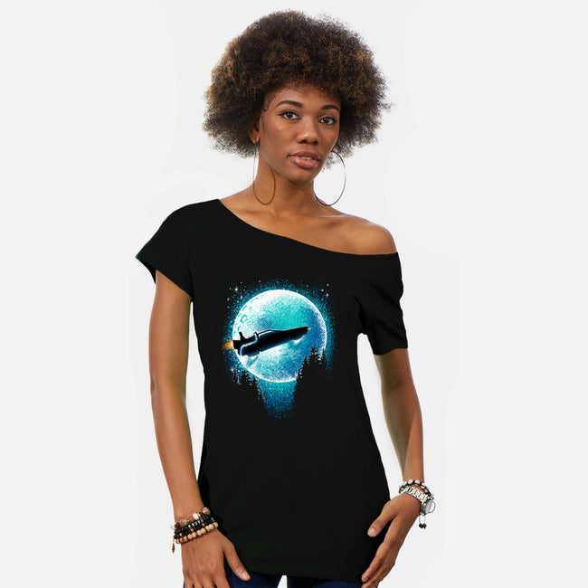 DL The Time Machine-Womens-Off Shoulder-Tee-Tronyx79