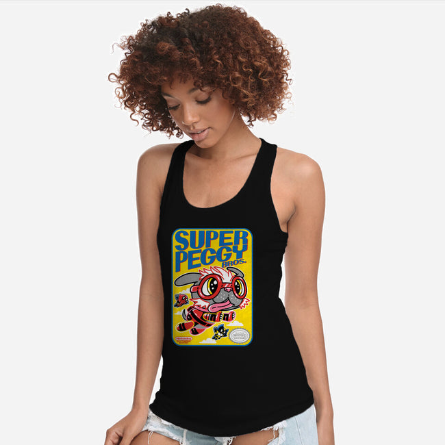 Super Peggy Bros-Womens-Racerback-Tank-naomori