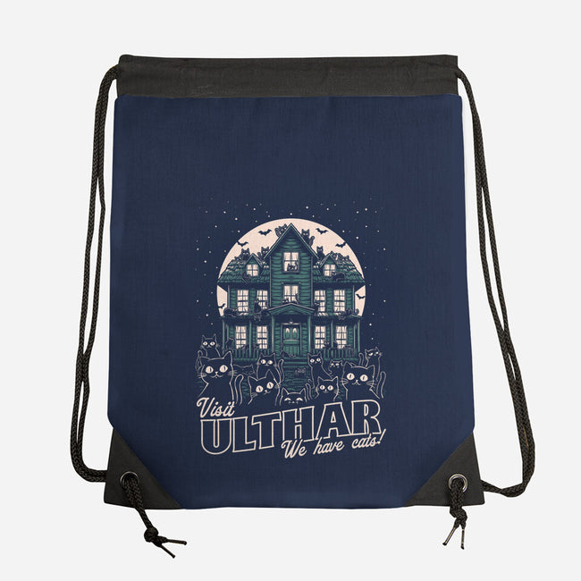 Cats Visit Ulthar-None-Drawstring-Bag-Studio Mootant