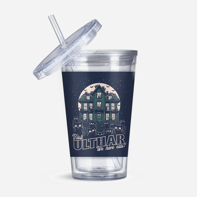 Cats Visit Ulthar-None-Acrylic Tumbler-Drinkware-Studio Mootant