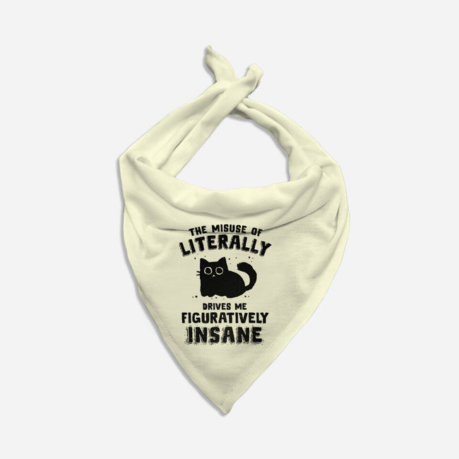 Figuratively Insane-Dog-Bandana-Pet Collar-kg07