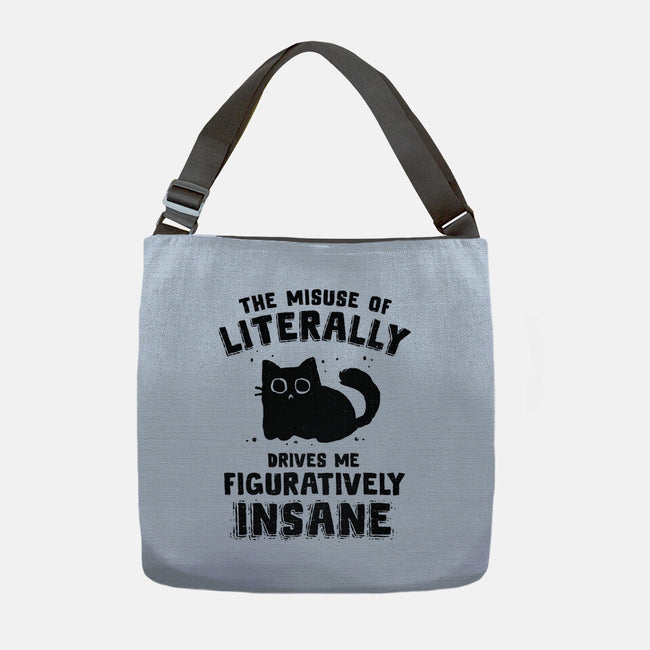 Figuratively Insane-None-Adjustable Tote-Bag-kg07