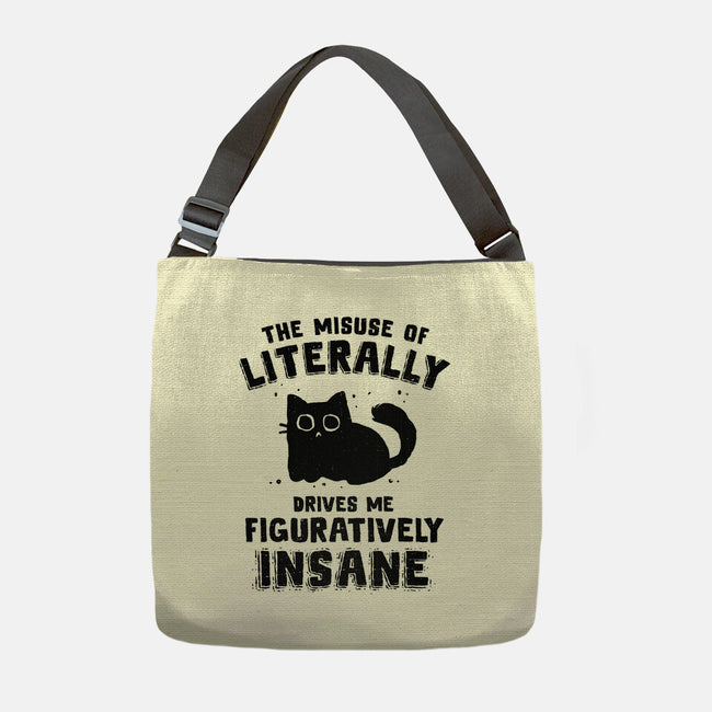 Figuratively Insane-None-Adjustable Tote-Bag-kg07