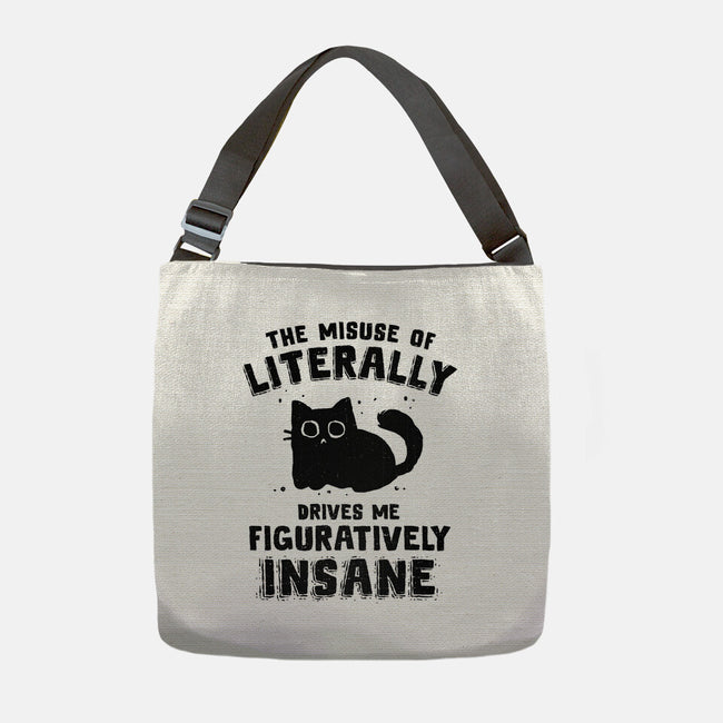 Figuratively Insane-None-Adjustable Tote-Bag-kg07