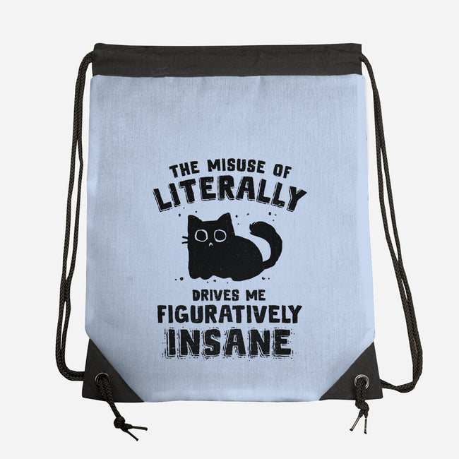 Figuratively Insane-None-Drawstring-Bag-kg07