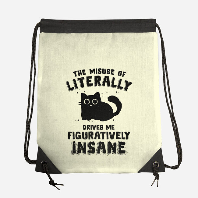 Figuratively Insane-None-Drawstring-Bag-kg07