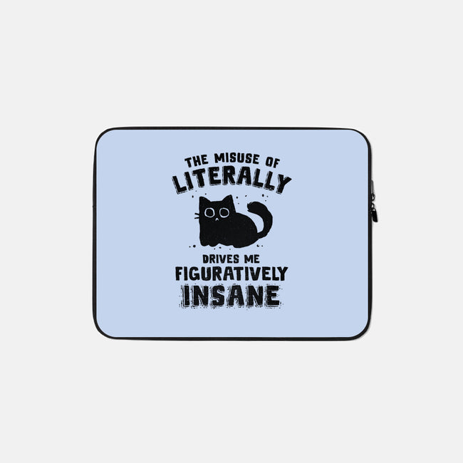 Figuratively Insane-None-Zippered-Laptop Sleeve-kg07