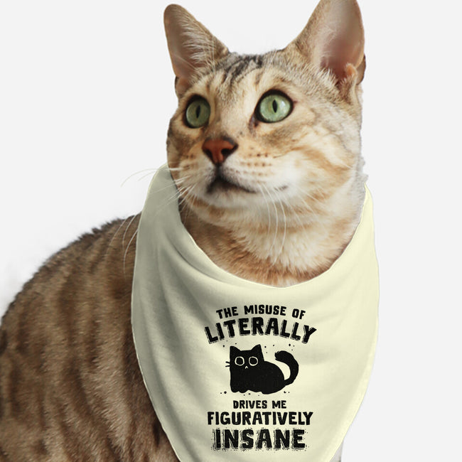 Figuratively Insane-Cat-Bandana-Pet Collar-kg07