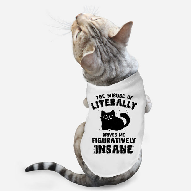 Figuratively Insane-Cat-Basic-Pet Tank-kg07