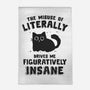 Figuratively Insane-None-Indoor-Rug-kg07