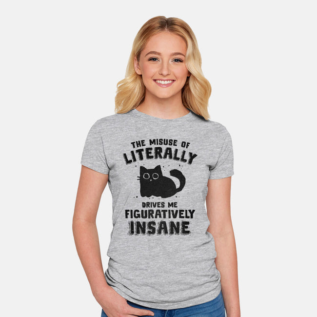 Figuratively Insane-Womens-Fitted-Tee-kg07