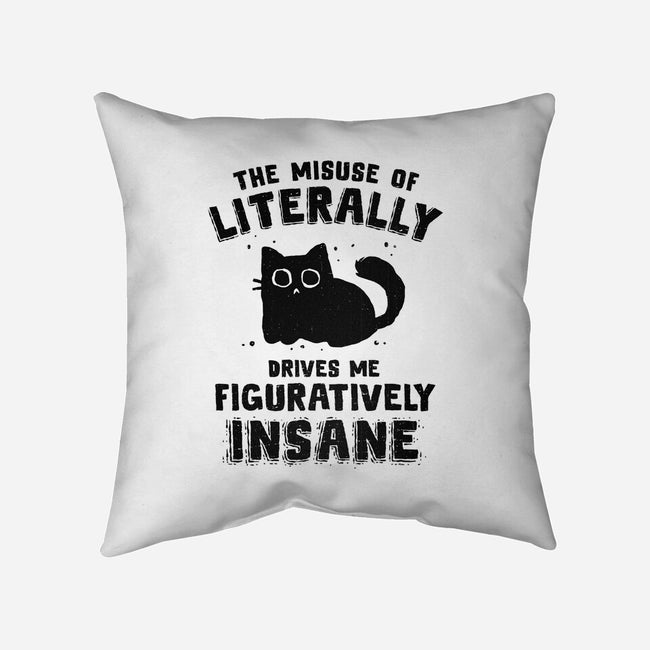 Figuratively Insane-None-Removable Cover w Insert-Throw Pillow-kg07