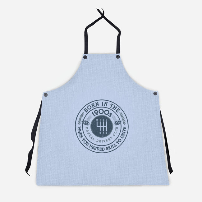 Vintage Driver-Unisex-Kitchen-Apron-rocketman_art