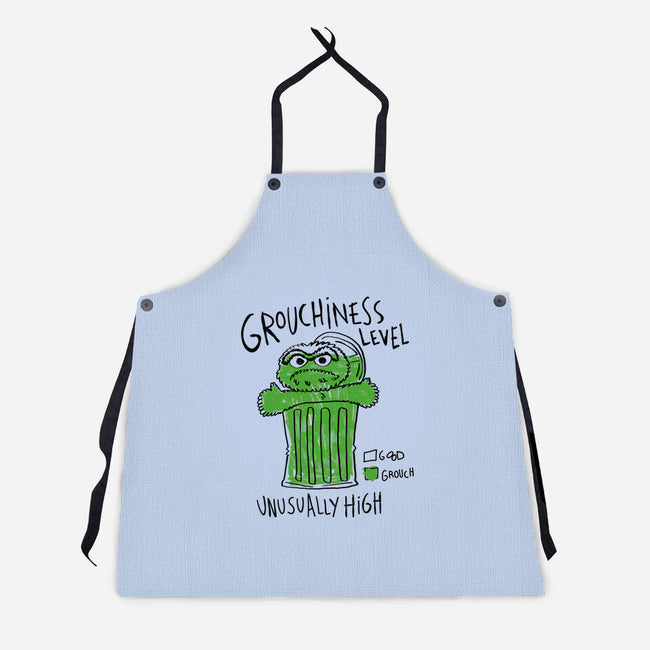 High Grouchiness Level-Unisex-Kitchen-Apron-demonigote