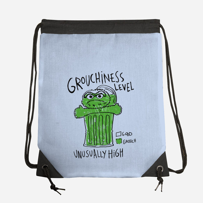 High Grouchiness Level-None-Drawstring-Bag-demonigote