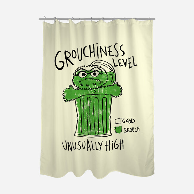 High Grouchiness Level-None-Polyester-Shower Curtain-demonigote