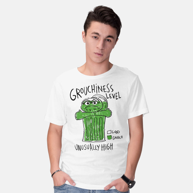 High Grouchiness Level-Mens-Basic-Tee-demonigote