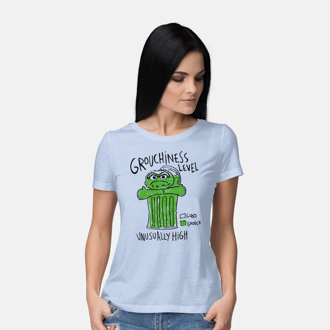 High Grouchiness Level-Womens-Basic-Tee-demonigote