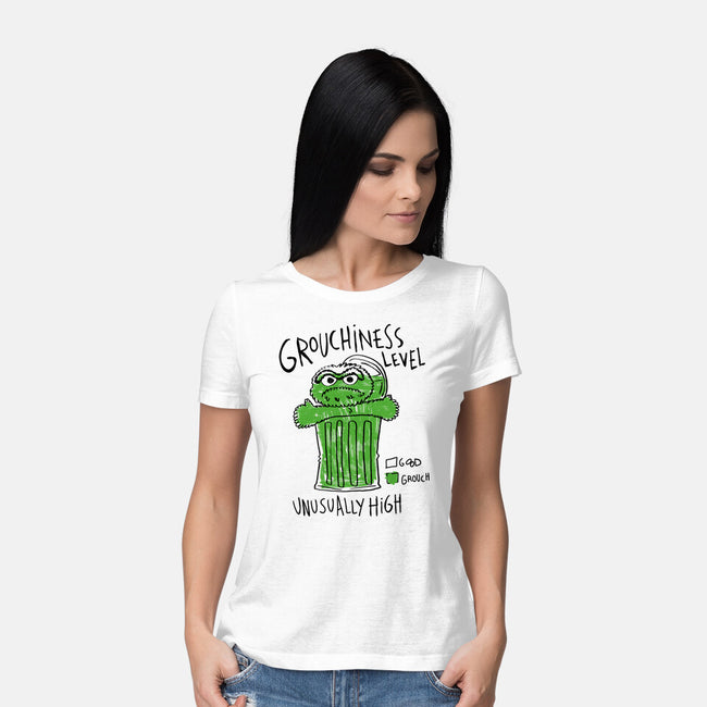 High Grouchiness Level-Womens-Basic-Tee-demonigote