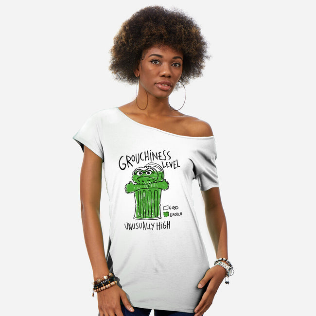 High Grouchiness Level-Womens-Off Shoulder-Tee-demonigote