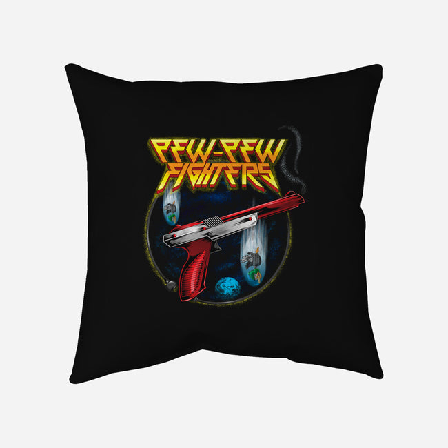 Pew-Pew Fighters-None-Non-Removable Cover w Insert-Throw Pillow-Kladenko