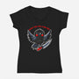 What Did You Caw Me-Womens-V-Neck-Tee-fanfreak1