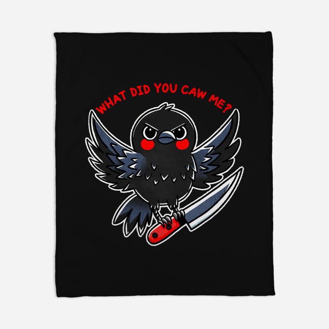 What Did You Caw Me-None-Fleece-Blanket-fanfreak1