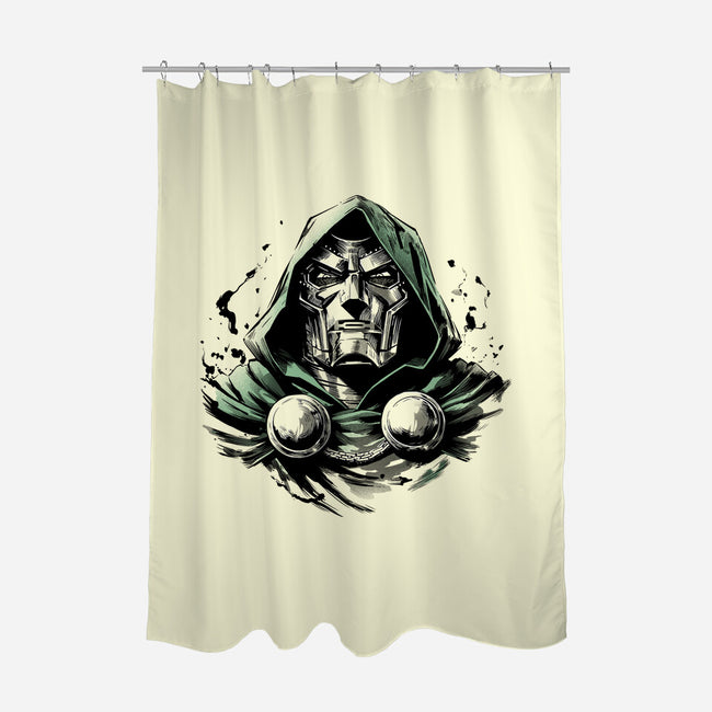 Doom The Destroyer-None-Polyester-Shower Curtain-ddjvigo