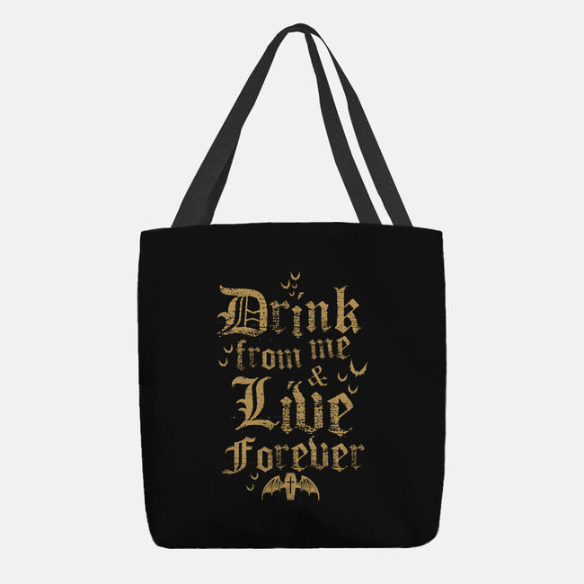 Drink From Me-None-Basic Tote-Bag-Nemons