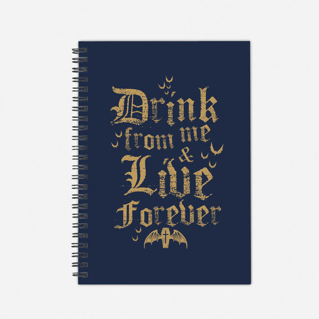 Drink From Me-None-Dot Grid-Notebook-Nemons