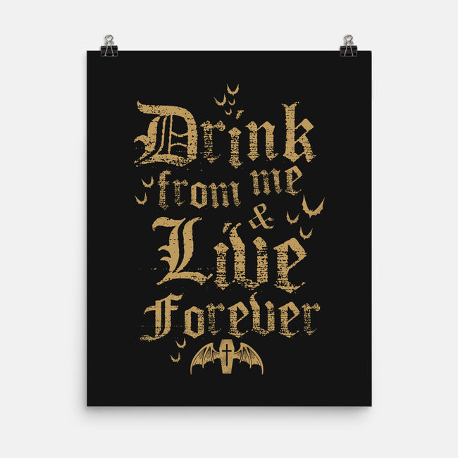 Drink From Me-None-Matte-Poster-Nemons