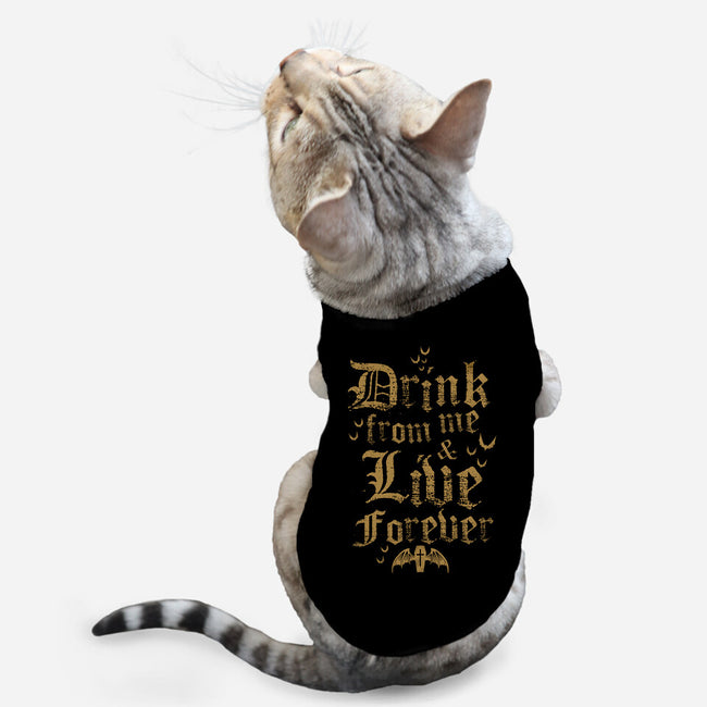 Drink From Me-Cat-Basic-Pet Tank-Nemons