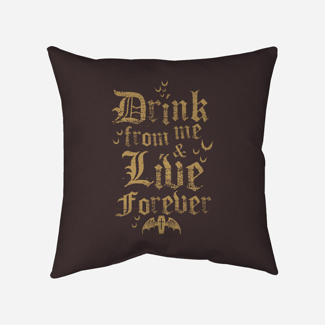 Drink From Me-None-Removable Cover w Insert-Throw Pillow-Nemons