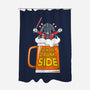 Drunk Side-None-Polyester-Shower Curtain-krisren28