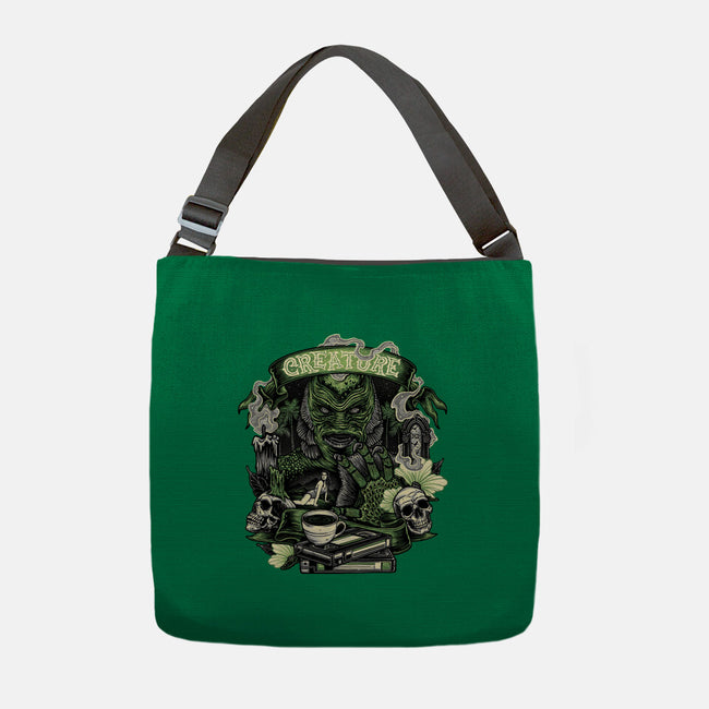 Creature Of The Deep-None-Adjustable Tote-Bag-glitchygorilla