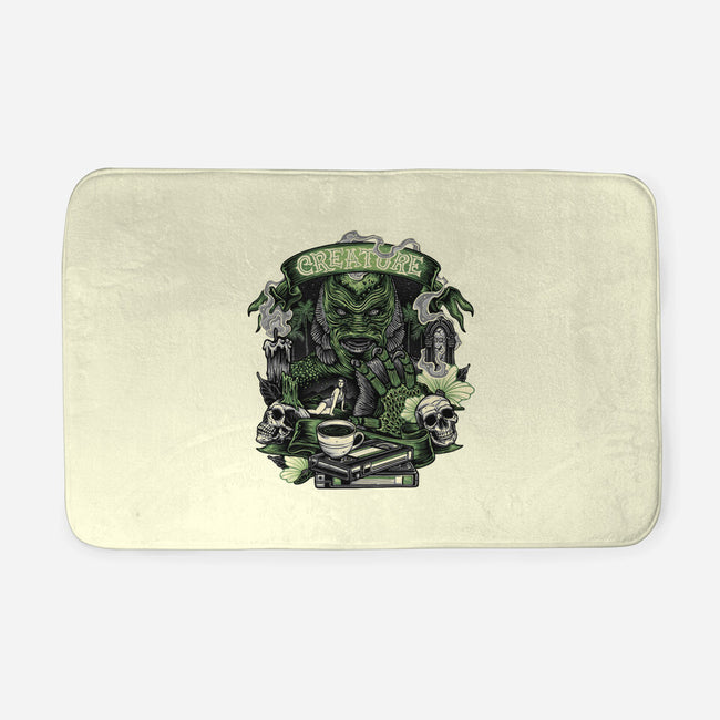 Creature Of The Deep-None-Memory Foam-Bath Mat-glitchygorilla