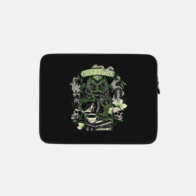 Creature Of The Deep-None-Zippered-Laptop Sleeve-glitchygorilla