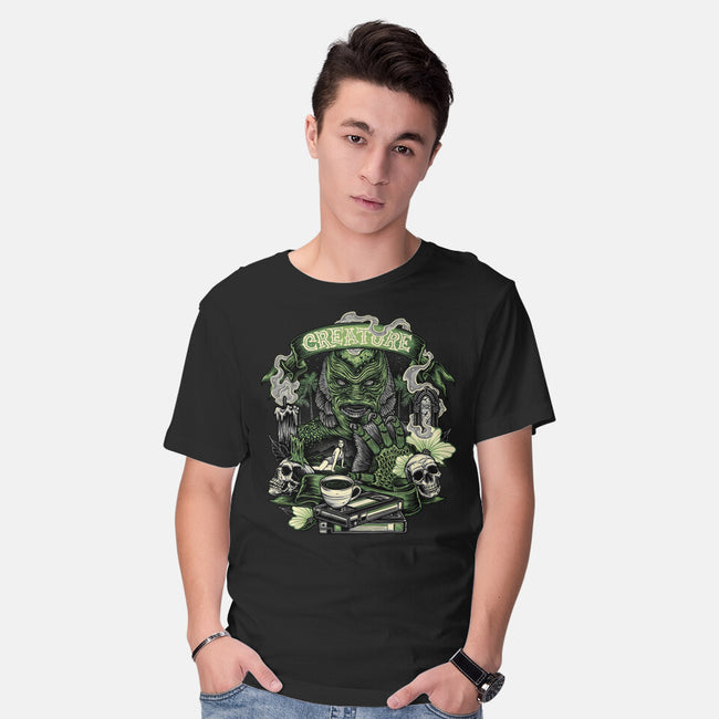 Creature Of The Deep-Mens-Basic-Tee-glitchygorilla