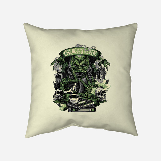 Creature Of The Deep-None-Non-Removable Cover w Insert-Throw Pillow-glitchygorilla