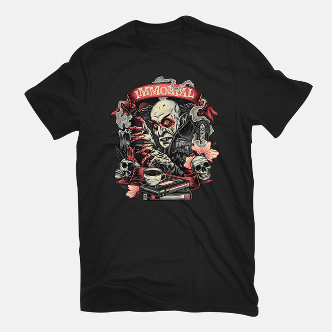 The Blood Of The Immortal-Mens-Heavyweight-Tee-glitchygorilla