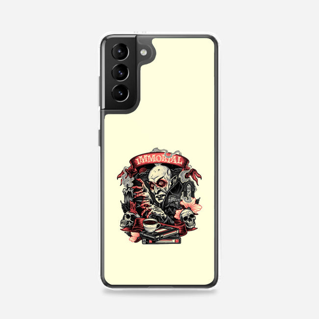 The Blood Of The Immortal-Samsung-Snap-Phone Case-glitchygorilla