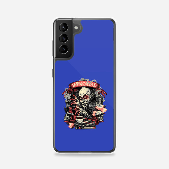 The Blood Of The Immortal-Samsung-Snap-Phone Case-glitchygorilla