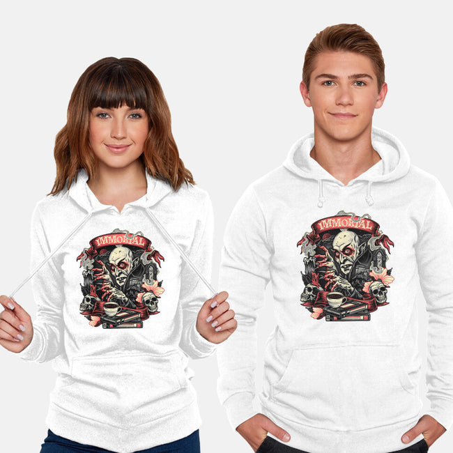 The Blood Of The Immortal-Unisex-Pullover-Sweatshirt-glitchygorilla