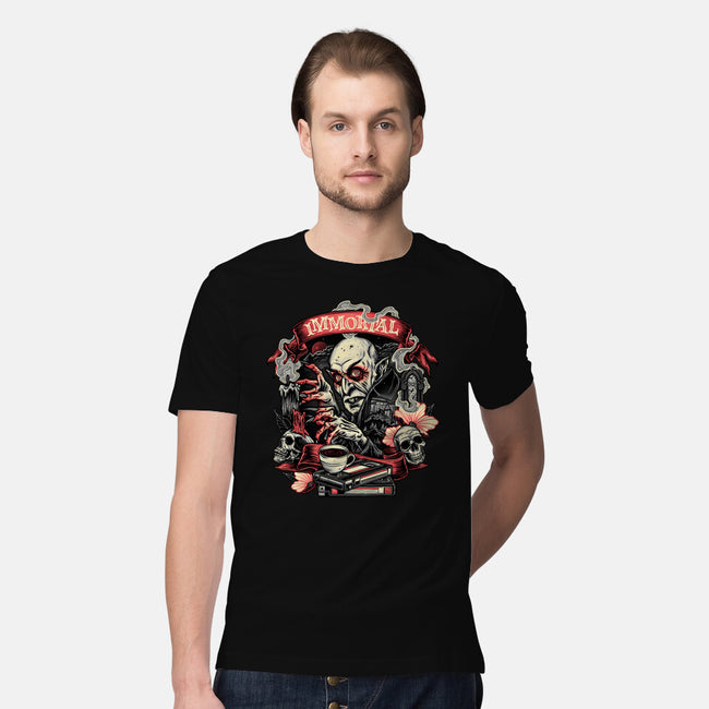 The Blood Of The Immortal-Mens-Premium-Tee-glitchygorilla