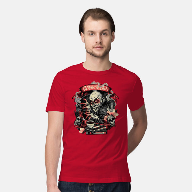 The Blood Of The Immortal-Mens-Premium-Tee-glitchygorilla